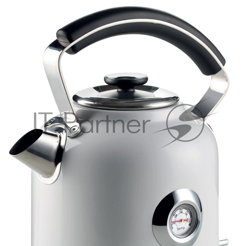 Чайник Ariete электрический Moderna. Мощность 2000 Вт, объем 1.7 л, цвет: белый (4/64)2854/01