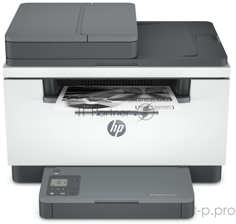МФУ лазерный HP LaserJet M236sdn (A4, принтер/сканер/копир, 600dpi, 29ppm, 64Mb, ADF40, Duplex, Lan, USB) (9YG08A)