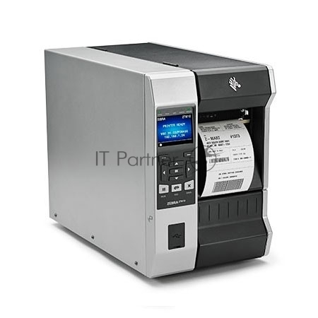 Принтер этикеток Zebra TT ZT610 4, 300 dpi, Euro and UK cord, Serial, USB, Gigabit Ethernet, Bluetooth 4.0, USB Host, Cutter, Color, ZPL