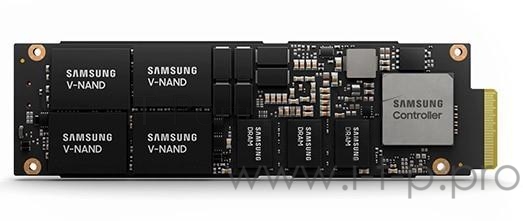 Накопитель Samsung Enterprise SSD, 2.5(SFF/U.2), PM9A3, 1920GB, NVMe/PCIE 3.1 x4, R3200/W2000Mb/s, IOPS(R4K) 540K/50K, MTBF 2M, 1.3 DWPD, OEM, 3 years, ( analog MZQLB1T9HAJR-00007)