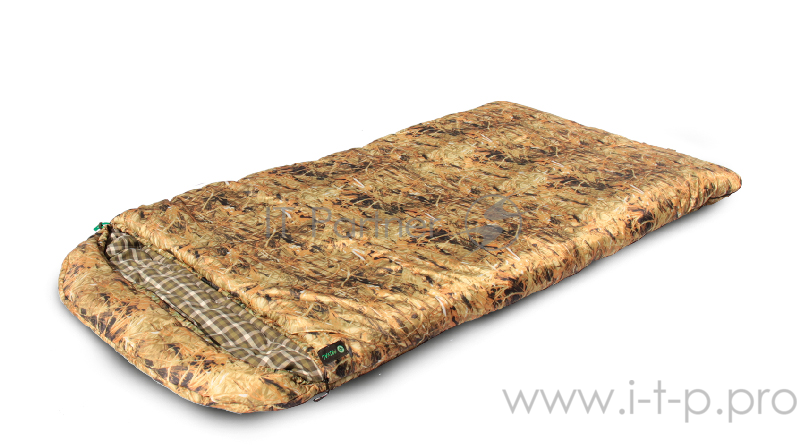 Спальный мешок PRIVAL Берлога_2 КМФ (110см, капюшон, шервисин, правый,450 гр/м2)