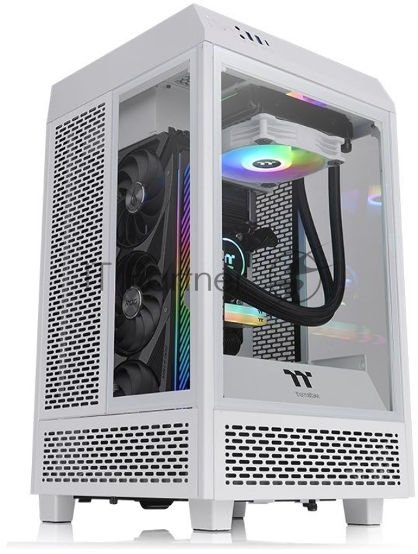 Корпус The Tower 100 Snow CA-1R3-00S6WN-00 /White/Win/SPCC/Tempered Glass*3