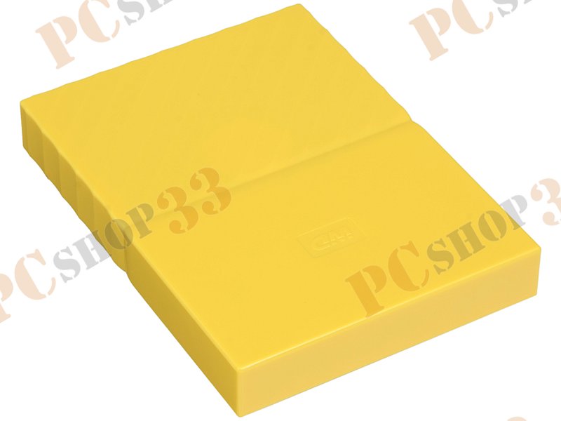 Внешний жесткий диск 1000ГБ 2.5 Western Digital My Passport WDBBEX0010BYL, желтый (USB3.0)