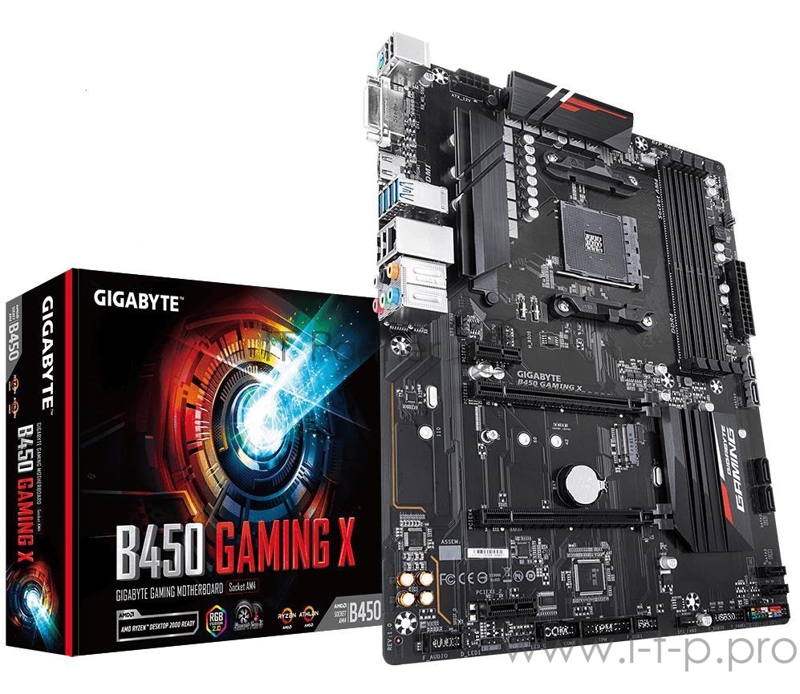 Материнская плата AMD B450 SAM4 ATX B450 GAMING X 1.1 GIGABYTE