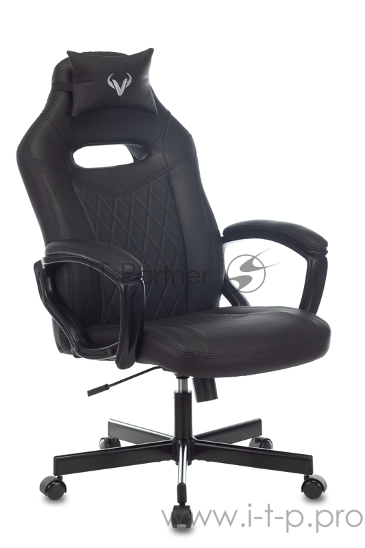 Кресло игровое Zombie VIKING 6 KNIGHT черный искусственная кожа с подголов. крестовина металл