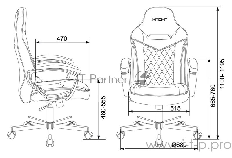 Кресло игровое Zombie VIKING 6 KNIGHT черный искусственная кожа с подголов. крестовина металл