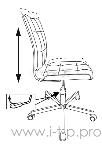 Кресло Бюрократ CH-330M белый Lincoln 100 искусственная кожа крестовина металл хром