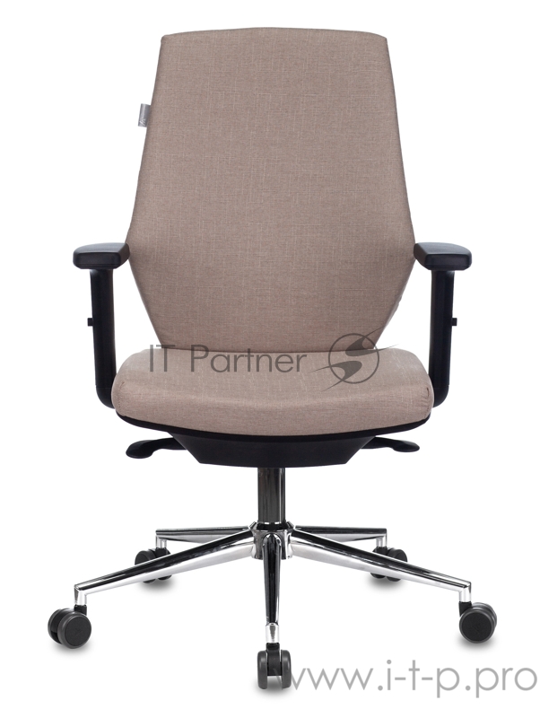 Кресло Бюрократ CH-545SL бежевый 38-402 крестовина металл хром