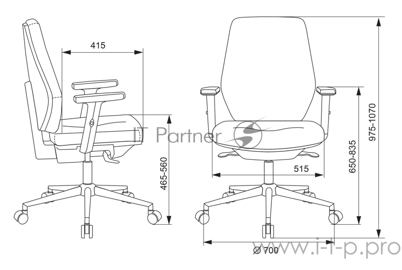 Кресло Бюрократ CH-545SL бежевый 38-402 крестовина металл хром