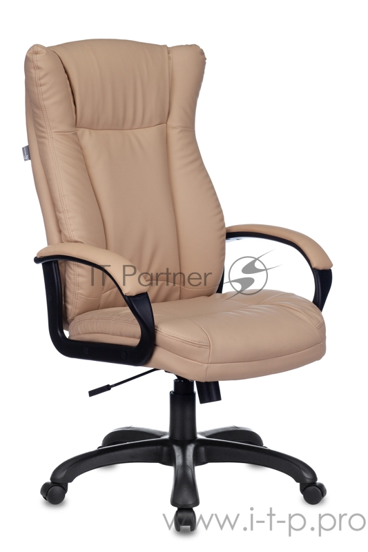 Кресло руководителя Бюрократ CH-879N бежевый Or-14 искусственная кожа крестовина пластик