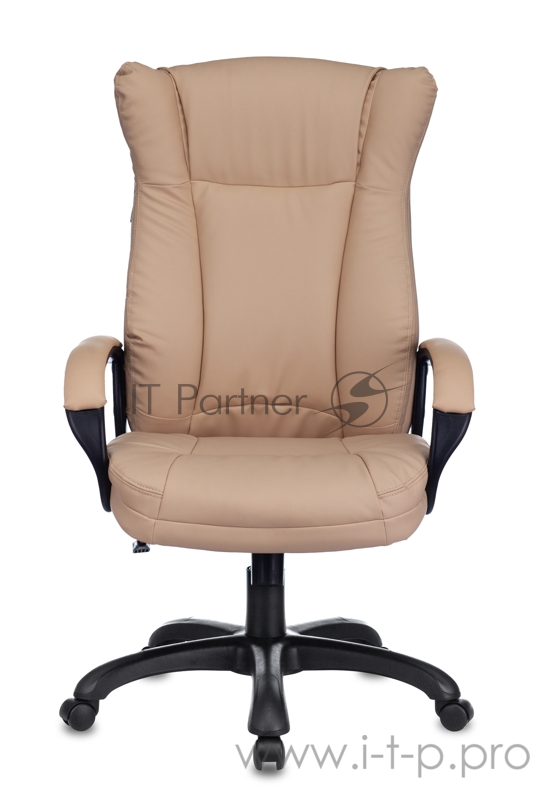 Кресло руководителя Бюрократ CH-879N бежевый Or-14 искусственная кожа крестовина пластик