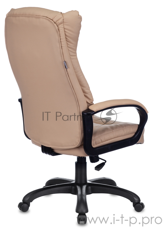 Кресло руководителя Бюрократ CH-879N бежевый Or-14 искусственная кожа крестовина пластик
