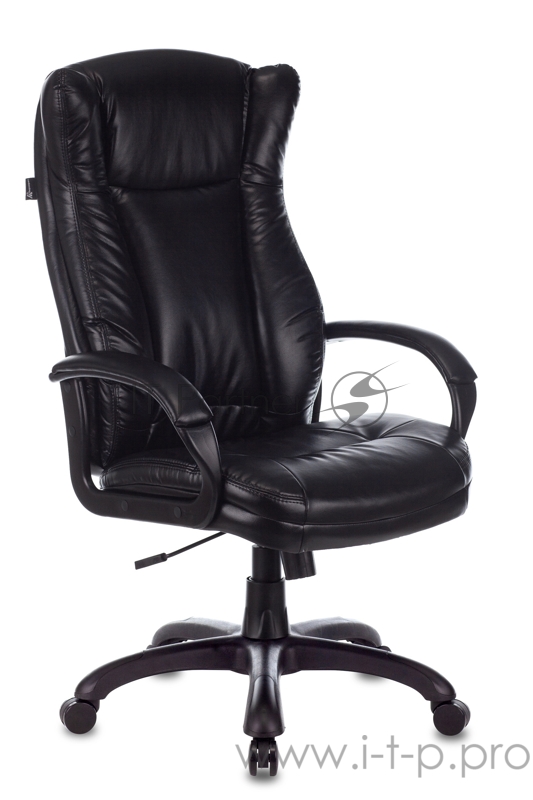 Кресло руководителя Бюрократ CH-879N черный Leather Venge Black искусственная кожа крестовина пластик