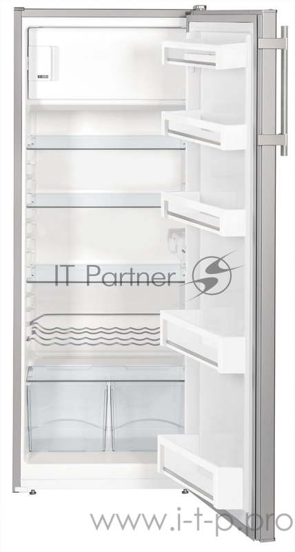 Холодильник LIEBHERR Kel 2834-20 001 . Цвет: серебристый Класс энергоэффективности А++ Потребление энергии за год * 161 кВт-ч/год Система размораживание капельная Наружные размеры (В/Ш/Г) 140,2 / 55,0 / 63,0 см Полезный объем, общий 250 л Полезный об