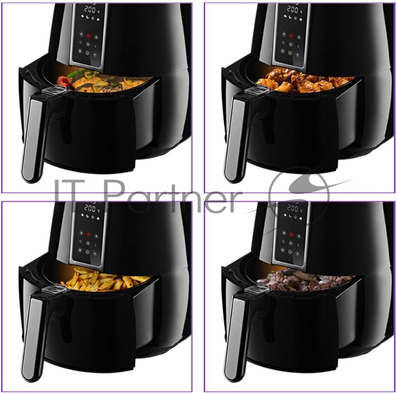 Аэрогриль Kitfort KT-2227 1500Вт черный