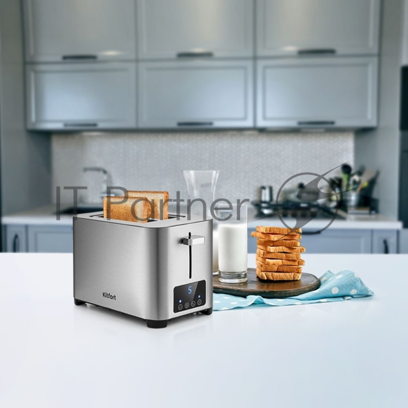 Тостер Kitfort KT-2048 нержавеющая сталь