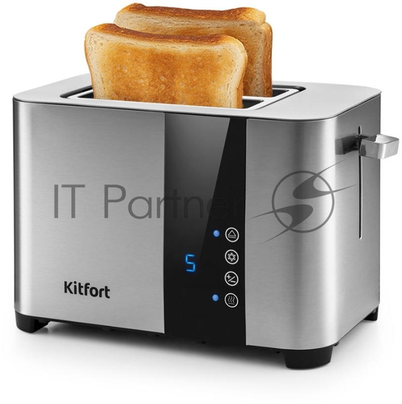 Тостер Kitfort KT-2047 850Вт нержавеющая сталь