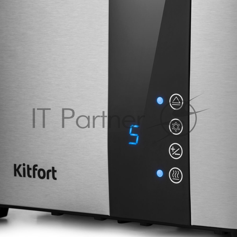 Тостер Kitfort KT-2047 850Вт нержавеющая сталь