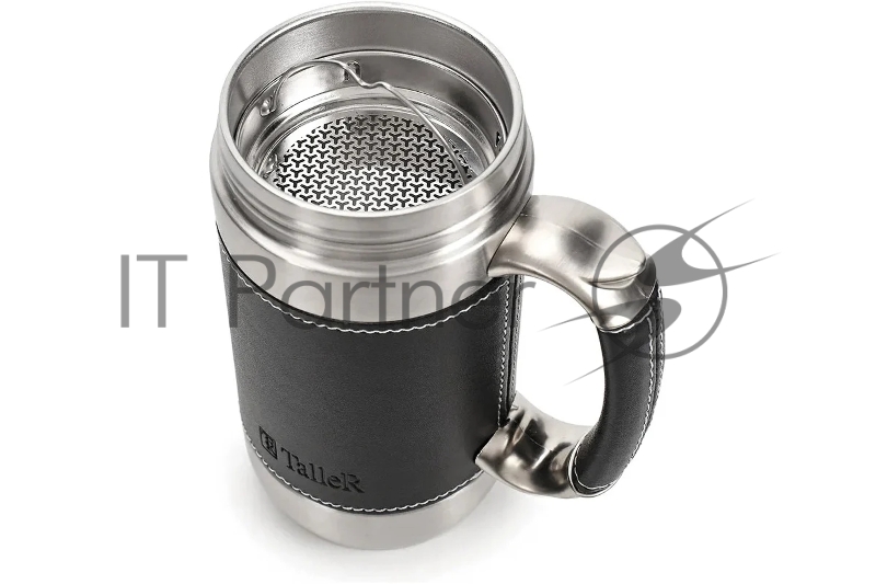 Термокружка TalleR TR-22406Cтальная 0,45 л Blake/Блэйк, полировка матовая. Съемный фильтр с ручкой
