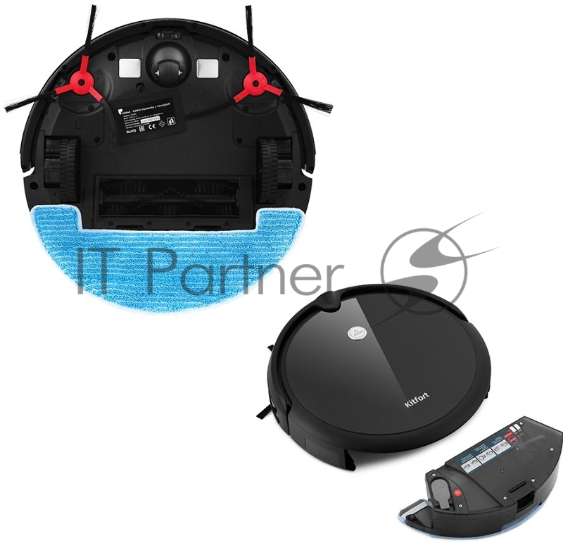 Пылесос-робот Kitfort KT-590 черный