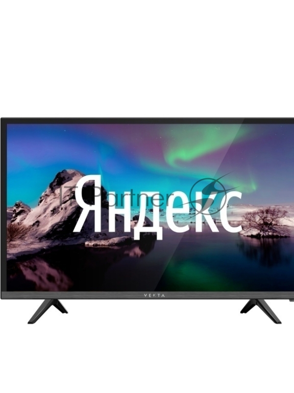 Телевизор LED24 VEKTA LD-24SR4715BS 24 / 60 см,DLED,HD Ready,DVB-T/Т2/C/S2, Smart TV на платформе Яндекс, IPTV+TV, голосовой ассистент Алиса, 4-ядерный процессор, Андроид 9.0 Pie, 1Gb/8Gb, 802.11b/g/n, 2,4G, Bluetooth, LAN, CI+, HDMI х 2, USB 2.0 х 2
