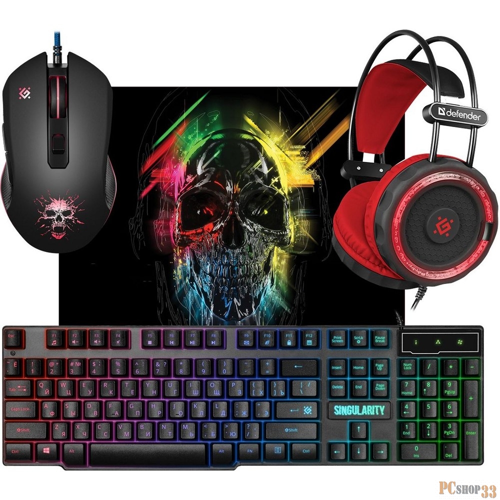 Гарнитура +KEYBOARD +MOUSE PAD +MOUSE MKP-118 52118 DEFENDER