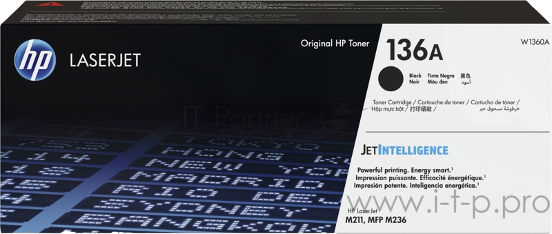 Тонер-картридж HP 136A Black Original LaserJet Toner Cartridge