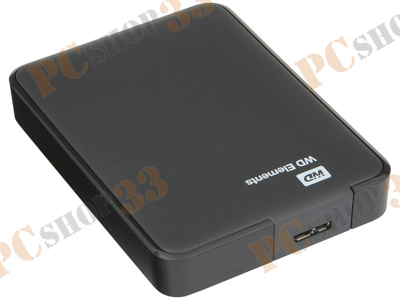 Внешний жесткий диск 2000ГБ 2.5 Western Digital Elements WDBU6Y0020BBK, черный (USB3.0)