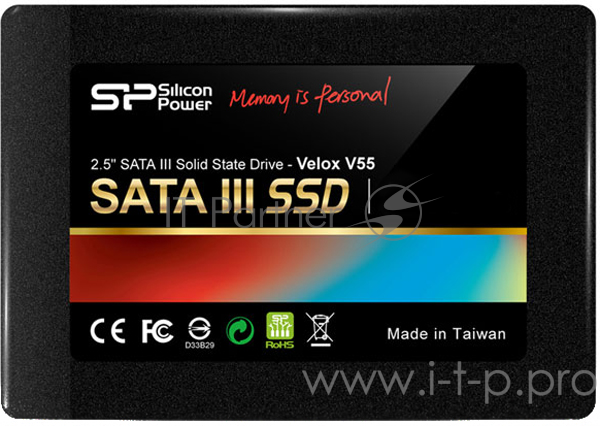 накопитель Silicon Power SSD 60Gb V55 SP060GBSS3V55S25 {SATA3.0, 3.5
