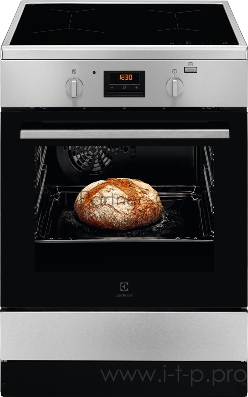 Электрическая плита ELECTROLUX Электрическая плита ELECTROLUX/ Электрическая плита с индукцией, 60см шириной, нержавеющая сталь c Anti Finger Print, мультифункциональная электрическая духовка с паром SteamBake, электрический гриль, электронное управл