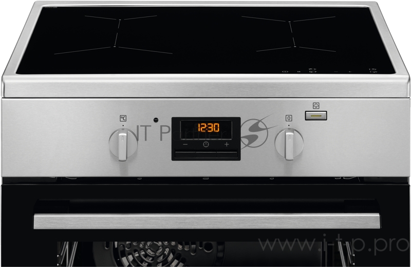 Электрическая плита ELECTROLUX Электрическая плита ELECTROLUX/ Электрическая плита с индукцией, 60см шириной, нержавеющая сталь c Anti Finger Print, мультифункциональная электрическая духовка с паром SteamBake, электрический гриль, электронное управл