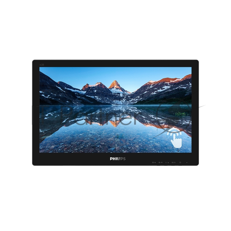 МОНИТОР 15.6 PHILIPS 162B9TN/00 Black (Multi-Touch, 1366x768, 4 ms, 90°/60°, 220 cd/m, 20M:1, +DVI, +HDMI 1.4, +Display