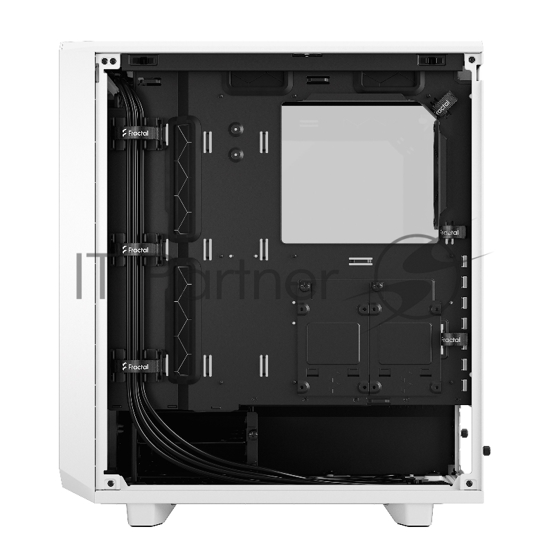Корпус Fractal Design MESHIFY 2 COMPACT WHITE - TG / ATX, TG / 2x140mm & 1x120mm fans inc. / FD-C-MES2C-05
