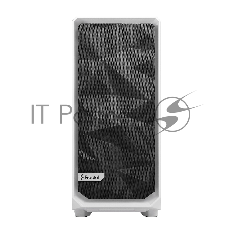 Корпус Fractal Design MESHIFY 2 COMPACT WHITE - TG / ATX, TG / 2x140mm & 1x120mm fans inc. / FD-C-MES2C-05
