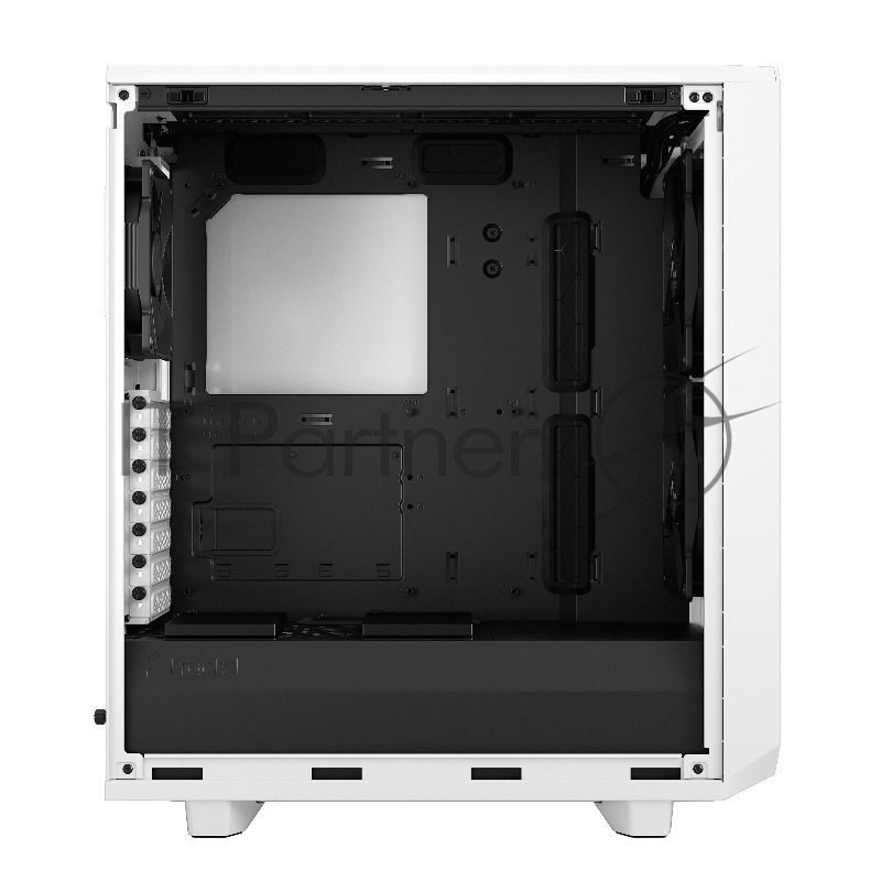 Корпус Fractal Design MESHIFY 2 COMPACT WHITE - TG / ATX, TG / 2x140mm & 1x120mm fans inc. / FD-C-MES2C-05