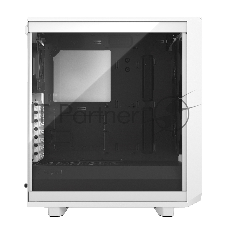 Корпус Fractal Design MESHIFY 2 COMPACT WHITE - TG / ATX, TG / 2x140mm & 1x120mm fans inc. / FD-C-MES2C-05