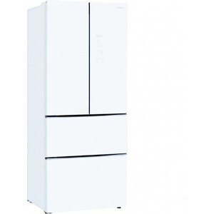 Холодильник TESLER RFD-361I WHITE GLASS