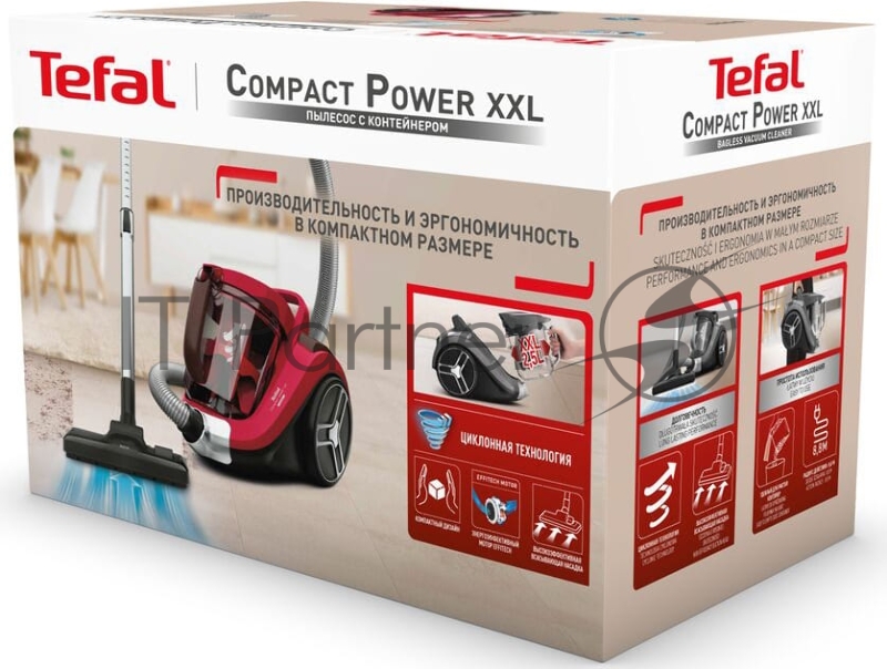 Безмешковый пылесос TEFAL TW4853EA