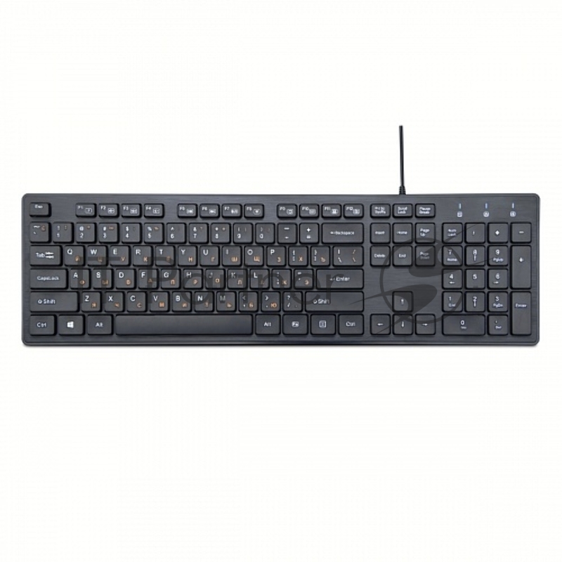 Клавиатура Gembird KB-8360U, Шоколадный, USB, 104 клавиши, Хаб на 2хUSB