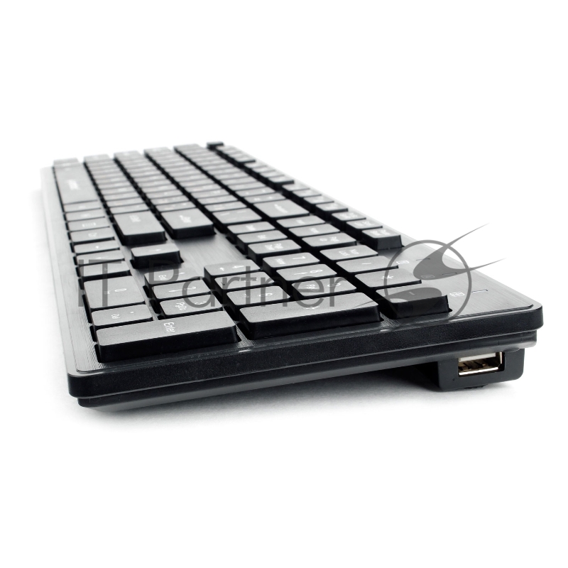 Клавиатура Gembird KB-8360U, Шоколадный, USB, 104 клавиши, Хаб на 2хUSB