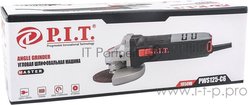 Машина шлифовальная угловая PWS125-C6 PIT