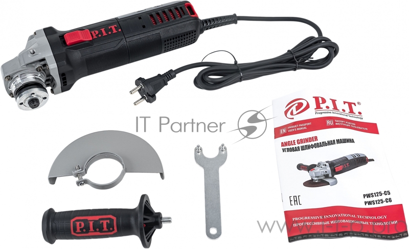 Машина шлифовальная угловая PWS125-C6 PIT