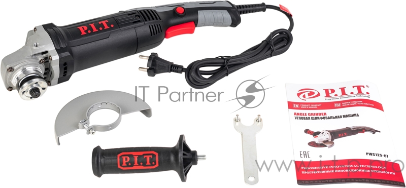 Машина шлифовальная угловая PWS125-C7 PIT