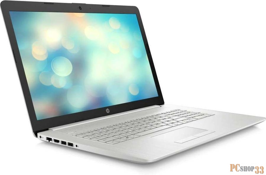Ноутбук HP17 17-by2048ur 17.3 FHD, Intel Core i5-10210U, 8Gb, 512Gb SSD, DVD-RW, AMD R530M 2Gb, FreeDOS, серебристый