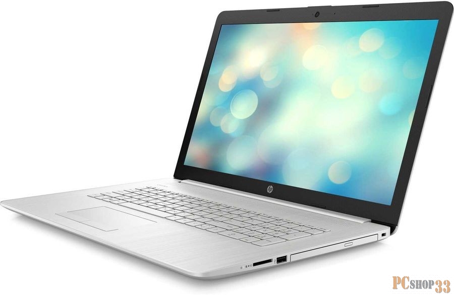Ноутбук HP17 17-by2048ur 17.3 FHD, Intel Core i5-10210U, 8Gb, 512Gb SSD, DVD-RW, AMD R530M 2Gb, FreeDOS, серебристый