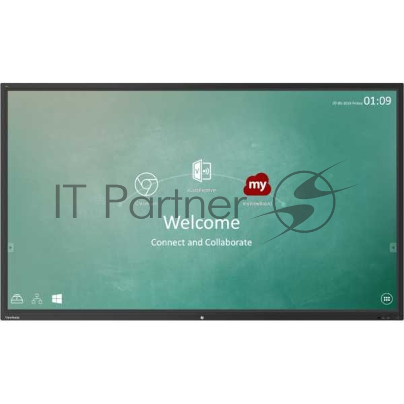 Монитор жидкокристаллический ViewSonic Коммерческий дисплей LCD 98 16:9 3840x2160(UHD 4K), 3Y