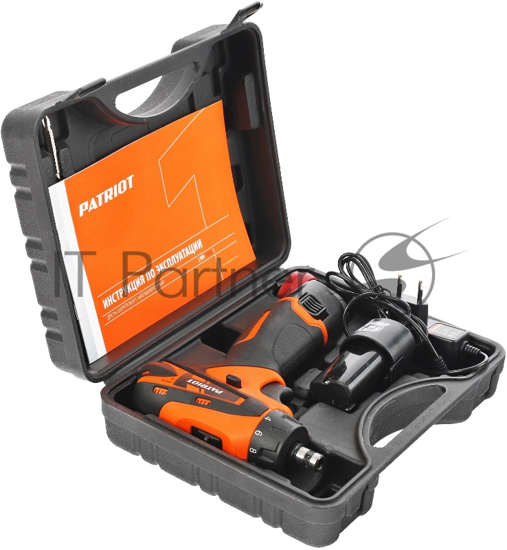 Дрель-шуруповерт аккумуляторная PATRIOT THE ONE BR 115Li, две батареи Li-Ion, 12V, кейс