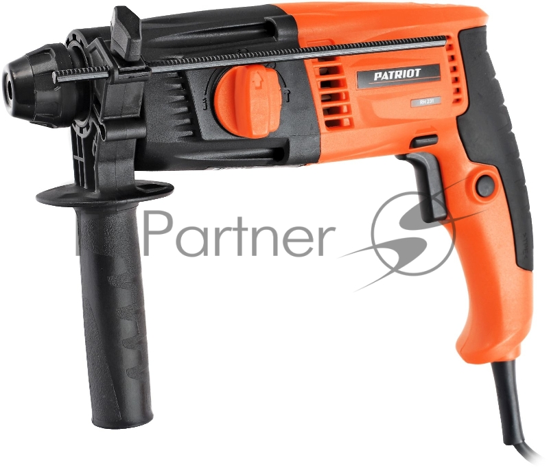 Перфоратор PATRIOT RH 231, Универсальный перфоратор, мощность 650 Вт, 2,2 дж, в пластиковом кейсе, глубиномер