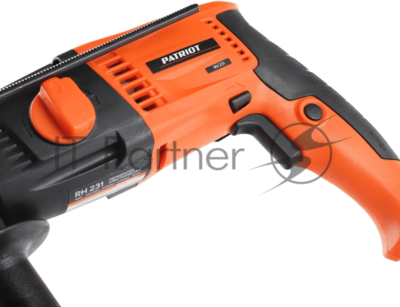 Перфоратор PATRIOT RH 231, Универсальный перфоратор, мощность 650 Вт, 2,2 дж, в пластиковом кейсе, глубиномер