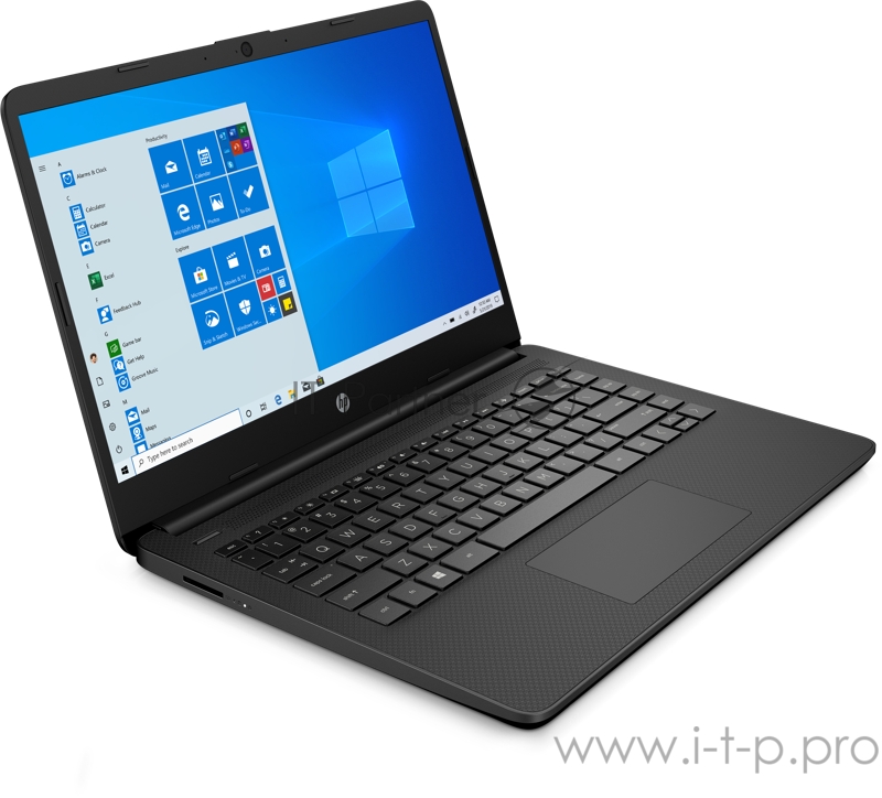 Ноутбук 14 IPS FHD HP 14s-dq2008ur black (Pen 7505/4Gb/256Gb SSD/noDVD/VGA int/W10) (2X1P4EA)